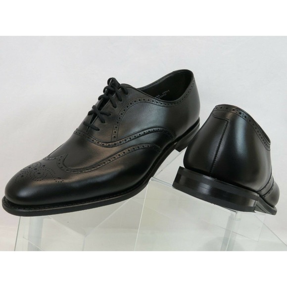 NIB CHURCH'S BY PRADA WILSON BLACK LEATHER WINGTIP PERFORATE OXFORDS 12 US 13 - Picture 5 of 9